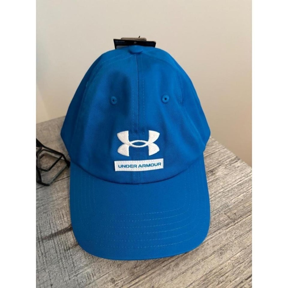NWT Under Armour Blue Baseball‎ Cap Hat Adjustable Logo OSFA